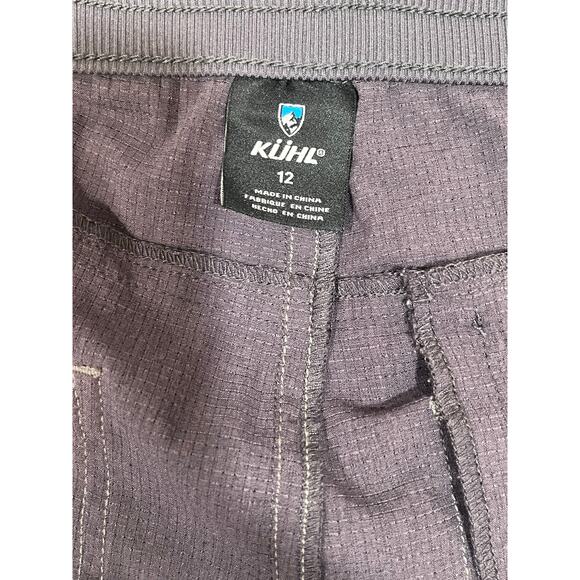 Kuhl Women’s Stretch Strattus Hiking Shorts 5” inseam Gray Sz12 - Picture 5 of 9